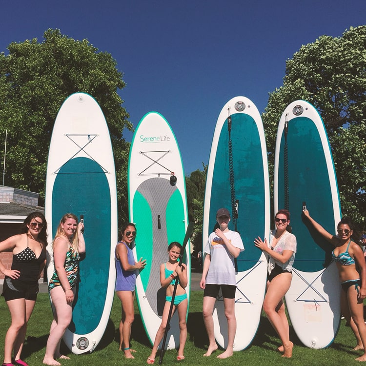 Au pairs enjoying the great outdoors