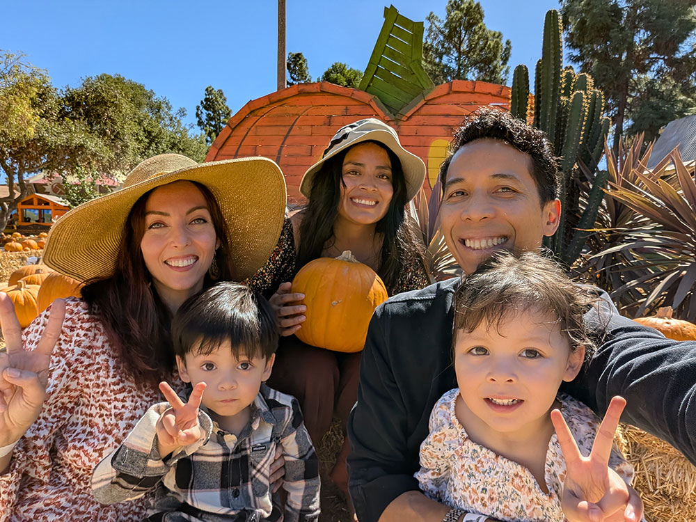 Lili from Mexico with the Soeprapto Family