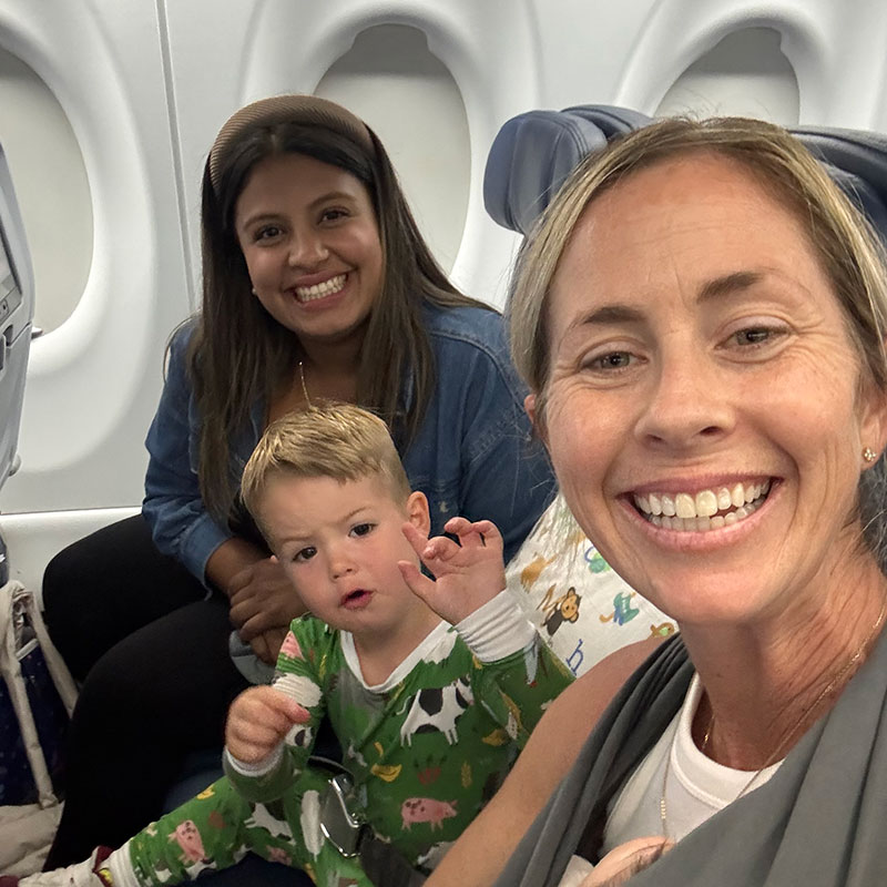 Paula from Colombia with the Shewmaker Family